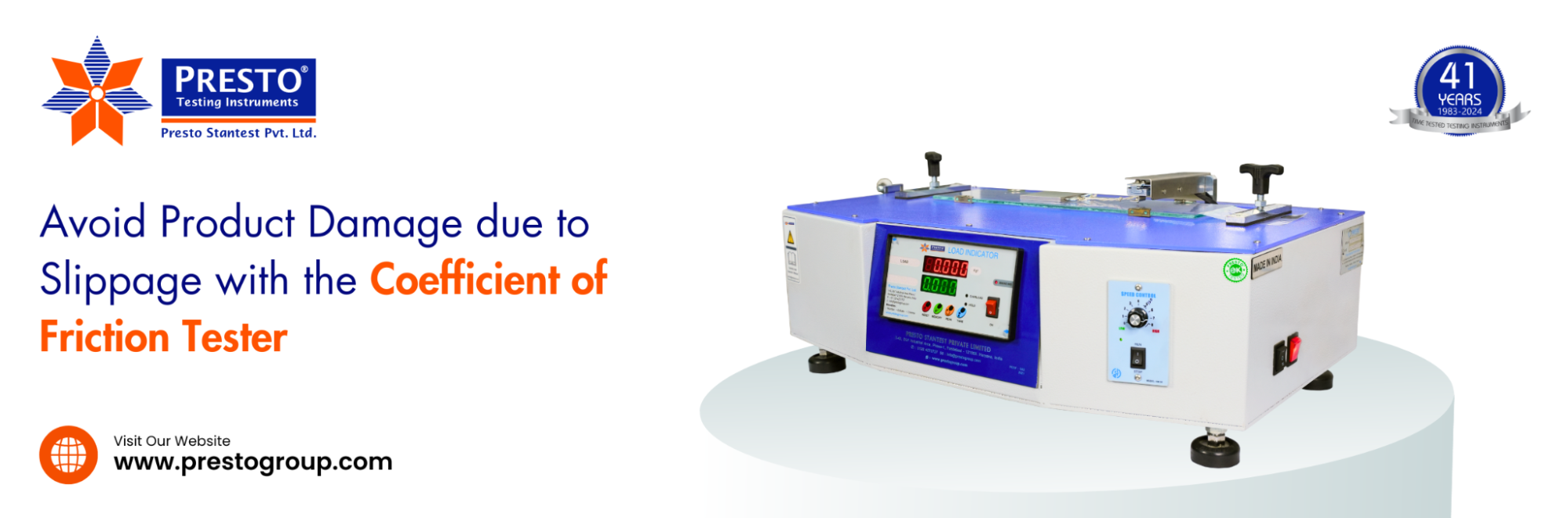 Coefficient Of Friction Tester